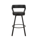 5566-29BK - Swivel Pub Height Chair, Black