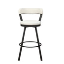 5566-29WT - Swivel Pub Height Chair, White