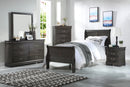 Louis Philippe Dark Gray Full Bed