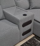 Modmax II Power Reclining Sectional with Chaise and Audio Console