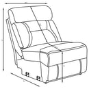 Higgins Reclining Grey Sectional