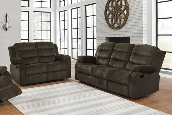 Rodman Upholstered Tufted Living Room Set Olive Brown image