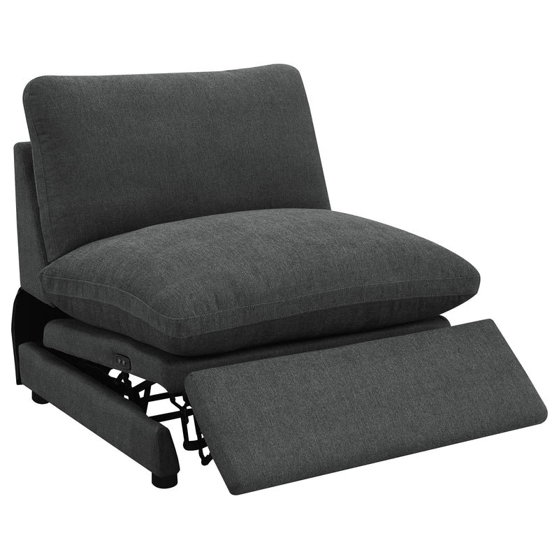 Collins Black Reclining Sectional