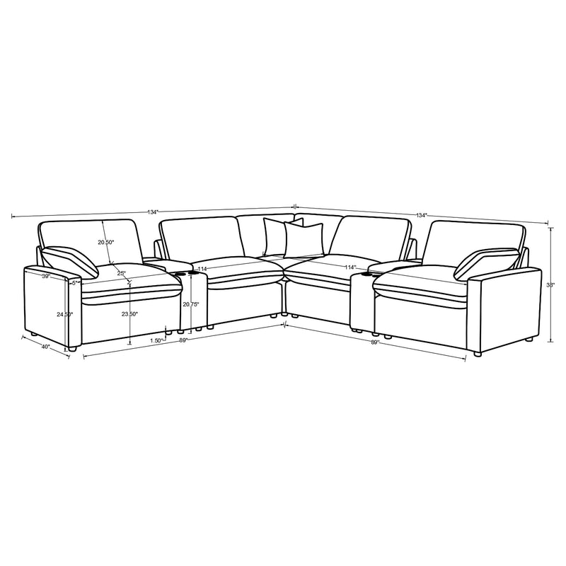 Collins Reclining Sectionals
