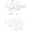 Greer Reclining Glider Loveseat