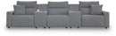 Modmax II 5-Piece Reclining Sectional with Consoles