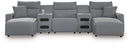 Modmax II Power Reclining Sectional with Chaise and Audio Consoles