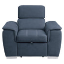 8228BU-1 - Chair with Pull-out Ottoman