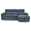 Ferriday-(2)2-Piece Sectional with Adjustable Headrests, Pull-out Bed and Right Chaise with Hidden Storage image
