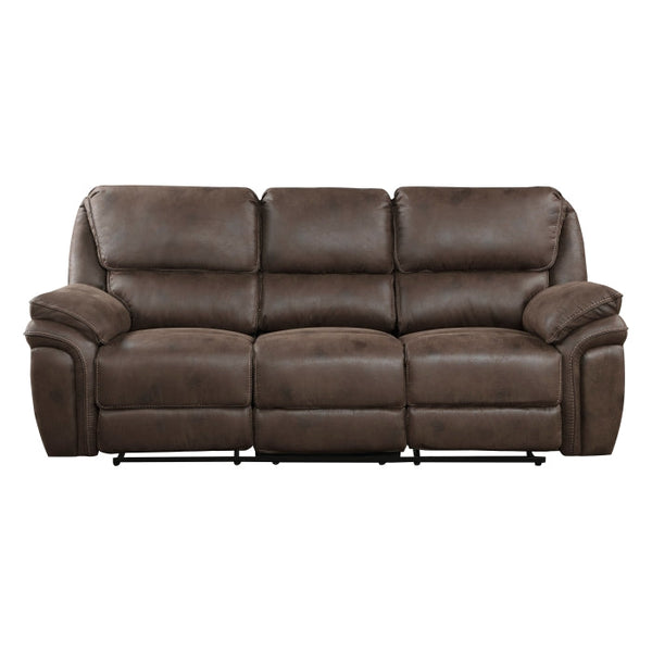 8517BRW-3 - Double Reclining Sofa