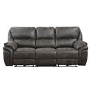 8517GRY-3PW - Power Double Reclining Sofa