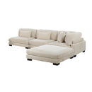 Traverse-(4)4-Piece Modular Sectional with Ottoman image