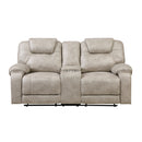 Gainesville-Double Reclining Love Seat with Center Console image
