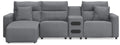 Modmax II Reclining Sectional with Chaise and Audio Console