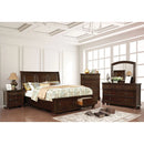 Castor Bed Black, Chrome, & White