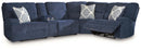 Acklen Place Power Reclining Sectional with Storage Console