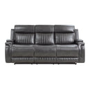 9456DG-3 - Double Reclining Sofa with Drop-Down Cup Holder
