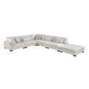 Tinley-(6)6-Piece Modular Sectional with Ottoman image