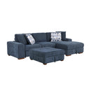 Raife-(3)3-Piece Sectional with Right Chaise and Ottoman image