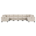 Walterboro-(8)8-Piece Sectional with Storage, Storage Pouches and Charging Ports image