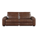 Sutton-(2)Power Double Reclining Love Seat with Power Headrests and Charging Ports image