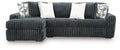Midnight-Madness Sectional Sofa with Chaise