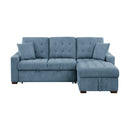 Waitsfield-(2)2-Piece Sectional with Right Chaise, Pull-out Bed and Hidden Storage image