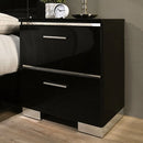 Carlie Bed White & Black