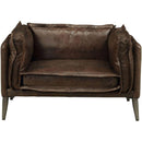 Acme Furniture Porchester Chair in Distress Chocolate 52482