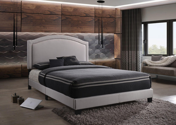 Garresso Fog Fabric Queen Bed image