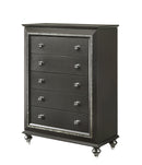 Kaitlyn Metallic Gray Chest