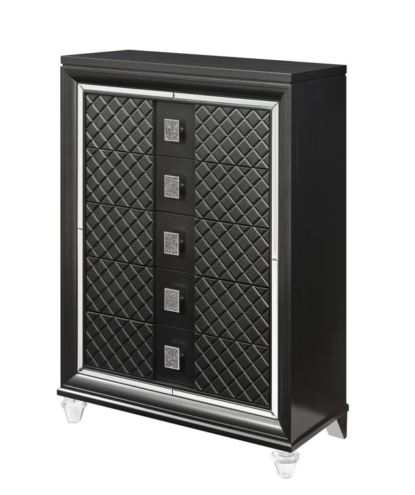 Sawyer Metallic Gray Chest
