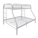 Tritan White Bunk Bed (Twin/Full)
