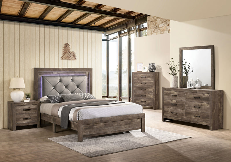 LARISSA 5 Pc. Queen Bedroom Set w/ Night Stand