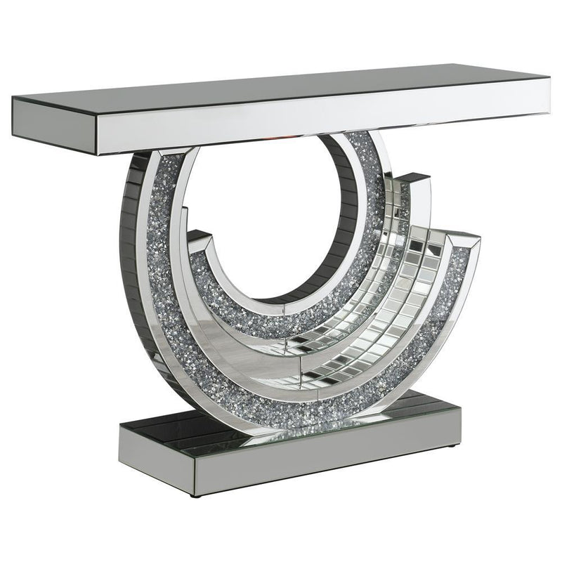 Imogen Multi-dimensional Console Table Silver