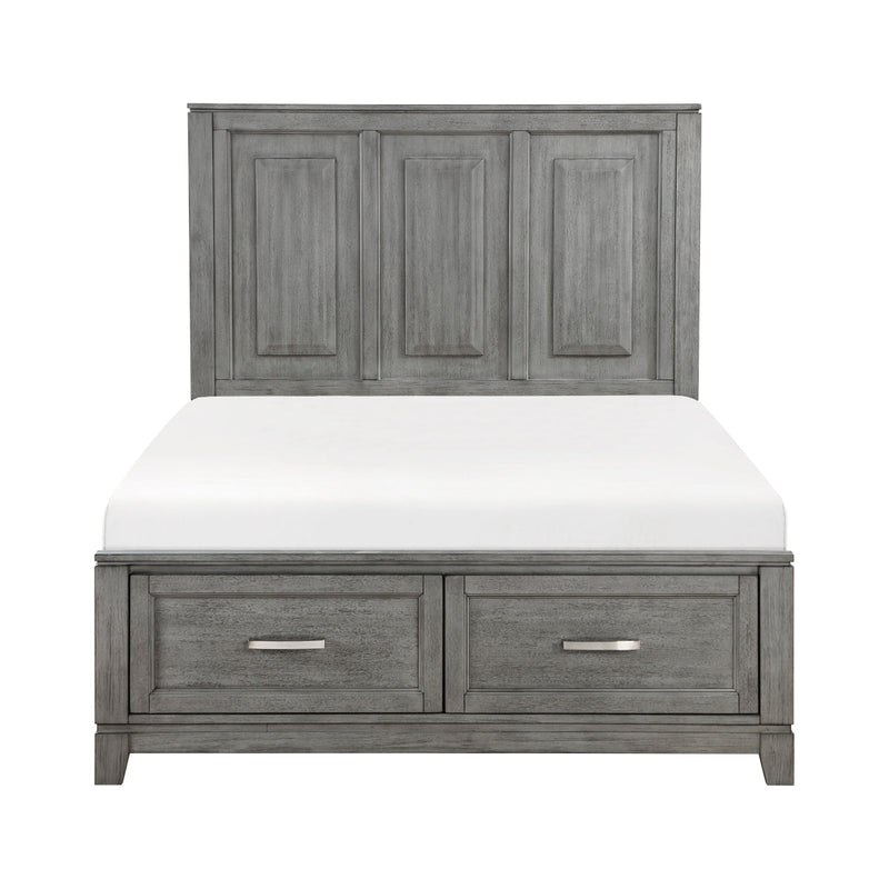 Garretson Full Platform Bed with Footboard Storage image