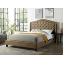 Carly Cal.King, E.King, Full, & Queen Bed Grey & Brown