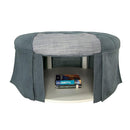 Claes Round Ottoman