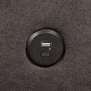 Aristide Futon Sofa Grey & Brown