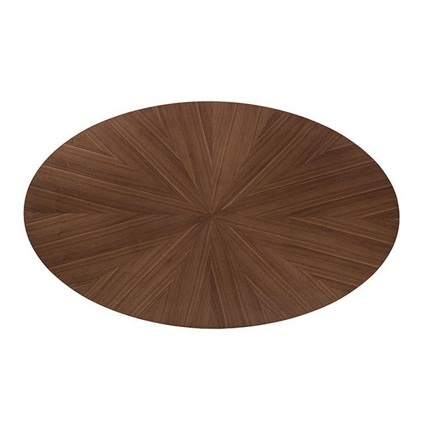 Ebikon 5 Pc Dining Table Set Walnut