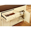 HARRISBURG Vintage White/Dark Oak Server