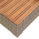 Bahia Tobago Reclining Chaise Lounge Brown & Gray