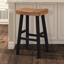 Biasca 29" Stool (2/CTN) White, Brown, & Black