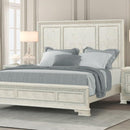 Stella Mia 4 Pc 5 Pc Queen Bedroom Set White & White image