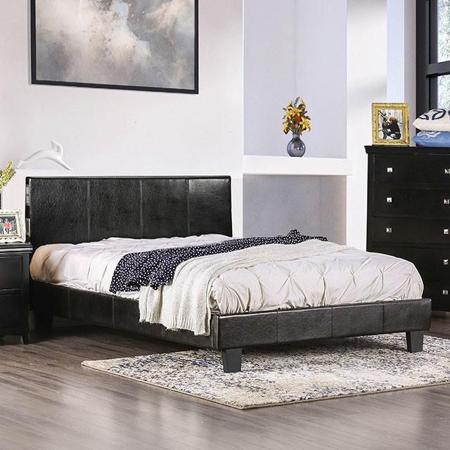 Evans Bed Espresso & Pink