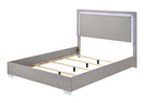 Sinistra E.King & Queen Bed White, Black & Beige