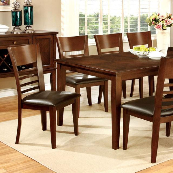 HILLSVIEW I Brown Cherry 78" Dining Table w/ 18" Leaf image