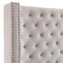 ROSABELLE E.King & Queen Bed, Black, Gray, & Ivory,