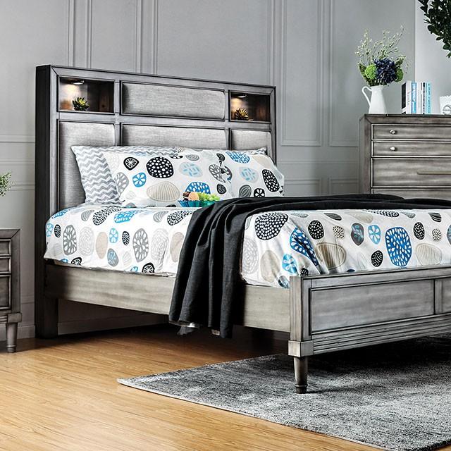 DAPHNE Gray E.King Bed