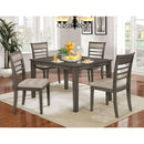 Fafnir Weathered Gray/Beige 6 Pc. Dining Table Set w/ Bench